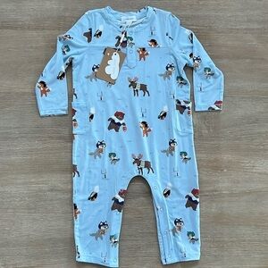 Football Animal Print Onesie
